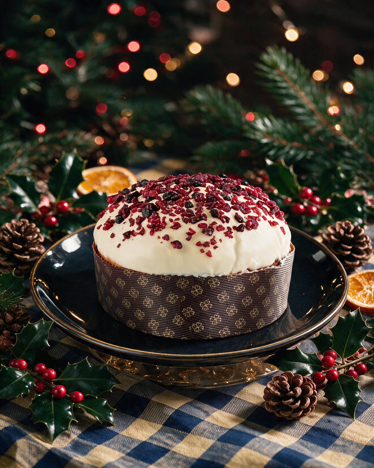 Panettone al Cioccolato Bianco e Frutti di Bosco - 1 KG