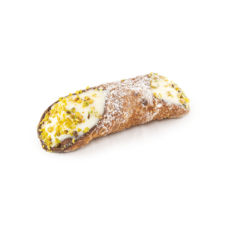 CANNOLI SICILIANI CON GRANELLA DI PISTACCHIO 10 PZ